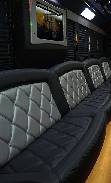 Party bus interior